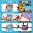 thumbnail image 6 of HZRSLY Large Capacity Beach Mesh Bag, Collector Tote with Zipper Closure, Adjustable Shoulder Strap Beach Bag, 6 of 8