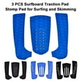 thumbnail image 2 of ZLight Tapis de Traction pour Planche de Surf, Tapis de Surf, Tapis de Pont en Eva, Adhérence, Tapis de Queue pour Planche à Roulettes, 3 Pcs/ensemble, Points Bleus, 2 of 6