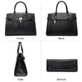thumbnail image 2 of Top Handle Tote Handbags Work Shoulder Bags with Matching Wristlet Wallet for Women, 2 of 6