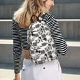 thumbnail image 5 of Xecao Beach Canvas College Laptop Backpack, a durable rucksack designed for both men and women, ideal for travel, school, and daily use-Small, 5 of 5