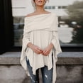 thumbnail image 4 of LQCMBYF Summer Tshirts Tops for Women Womens off Shoulder Asymmetric Plain T Shirts Solid Color T Shirt Tops Blouse Women Tshirts Womens Blouses Tshirts Casual Women Tops Tshirts(Beige,XL), 4 of 6