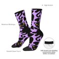thumbnail image 4 of Bingfone Compression Socks for Women and Men Long Socks for Running Athletic Cycling Nurse- Cartoon Black Cats, 4 of 6