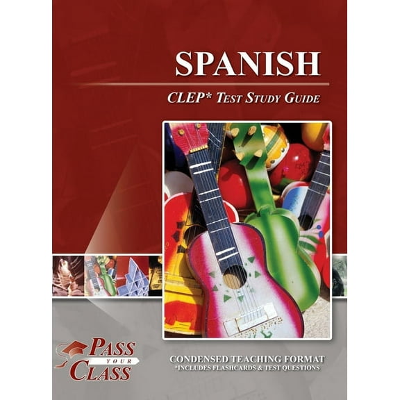 Spanish CLEP Test Study Guide, (Hardcover)