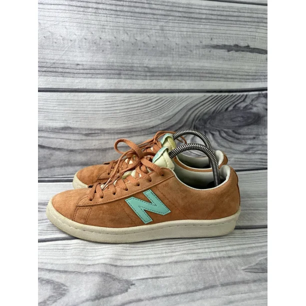 Sz 6 - NEW BALANCE Men's 891 Low Top Suede Sneakers Shoes Coral Orange