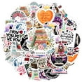 thumbnail image 2 of 35pcs-70pcs Gothic Stationery Stickers Romantic Teacher Reward Stickers Humorous Animal Stickers for Laptops Suitcases, 2 of 9