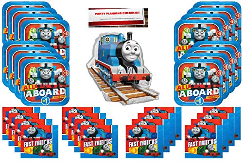 Table Cover 32 Napkins Thomas The Train All Aboard 9 Plates 16 7 Plates 16 1
