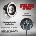thumbnail image 4 of Faros auxiliares para motocicleta Ojo De Angel con base luz blanca azul Kinlley Negro, 4 of 9