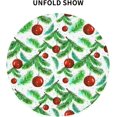 thumbnail image 2 of Merry Christmas Tablecloth, Snowflakes Tablecloth, Christmas Day Tablecloth Seasonal Dining-Table Cover, 60 inch Round for Home Party Picnic, 2 of 5