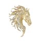 thumbnail image 1 of Fashionable Horse Brooch Alloy Designs Versatile Accessory for Parties Weddings Office Supplies Multicolor, 1 of 4