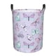 thumbnail image 1 of Fotbe Purple Butterfly Cesto de Ropa con Asas, Cesto Impermeable de Gran Capacidad, Bolsa de Lavado para Dormitorio, Cesto de Ropa con Ruedas y Asas-Medium, 1 of 6