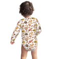 thumbnail image 3 of Long Sleeve Onesies Girl Boy, Conch Shells Print No.9045 Cute Comfy Cotton Unisex Baby Onsies Bodysuits Clothes, Soft Side Snap Onesies for Infant Baby Girls and Boys 0-24 Months, 3 of 7