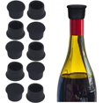 thumbnail image 1 of 30 tapas de botellas de silicona, tapas de botellas de vino/cubierta selladora de cerveza reutilizable, 1 of 5