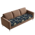 thumbnail image 5 of Xoenoiee Universe Moon Star Print Sofa Cushion Covers Jacquard High Stretch Fabric Furniture Protector for Living Room, Washable Sofa Seat Slipcover for Kids Pets, 5 of 7