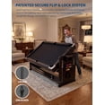 thumbnail image 6 of 7-Foot 3-in-1 Multi-Game Table, Air Hockey Billiards Table Tennis Combo with High-Performance Airflow, Flip Top & Full Accessories for Game Room, 6 of 7