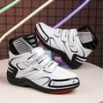thumbnail image 6 of Motorcycle Boots Racing Hiking Outdoor Work Mid Ankle Shoes for Men, 6 of 12