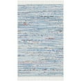 thumbnail image 1 of Safavieh Rag 2' X 3' Hand Woven Cotton Rug in Light Blue, 1 of 3