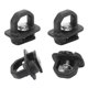 thumbnail image 2 of Black Truck Bed Side Wall Anchors 4Pcs Set Tie Downs Anchor for Silverdo Pickup Anchor Truck Bed, 2 of 5