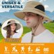 thumbnail image 2 of Wide Brim Sun Hat, UPF 50+ UV Protection Waterproof Packable Bucket Hat for Men & Women, Fishing Hiking Beach Garden, 2 of 5