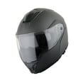 thumbnail image 2 of Martian Genuine Real Carbon Fiber Motorcycle Modular Flip up Full Face Helmet HB-BMF-B10 Matt Carbon Black, DOT Approved, 2 of 8