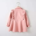 thumbnail image 7 of Odeerbi Girls Dress Baby Girls Clothes Children's 2025 Fashion Long Dress Faux Leather Long Sleeve Skirt Coat Versatile Top Pink, 7 of 7