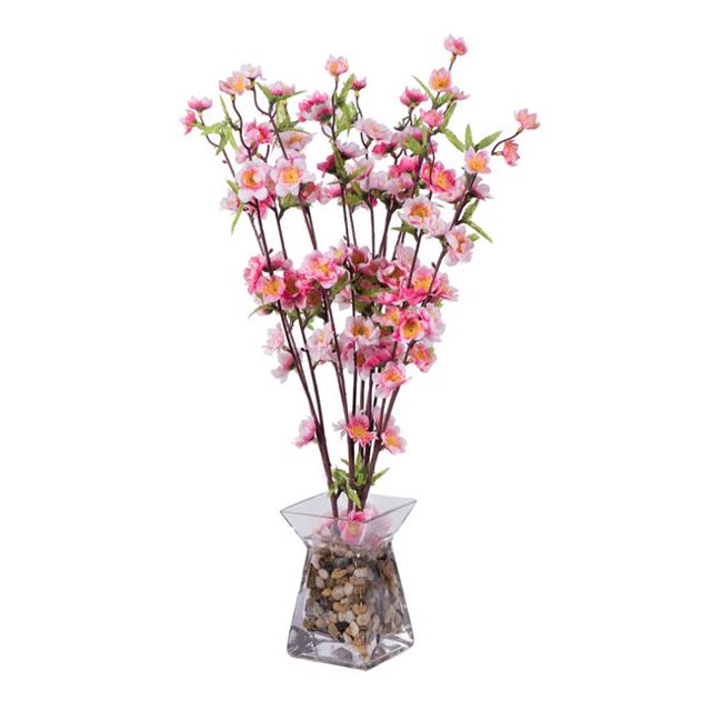 Arrangement Floral Quotidien de Fleurs Roses - 24 Po.