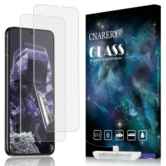 [2 Pack] Cnarery for Google Pixel 8 Matte Screen Protector, Fingerprint Sensor Compatible, Anti-Glare Full Adhesive Flexible Film (Not Glass)