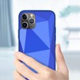 thumbnail image 2 of APPLE IPHONE 11 PRO Phone Cases, Slim Fit Fashion shape trapezoid Cover Hard PC with TPU Rubber For Apple iPhone 11 Pro Apple Diamond Cases In Blue, 2 of 3