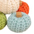 thumbnail image 2 of Juego Calabazas Ganchillo 6 Punto Pequeñas Cosecha Otoño Sintética, 2 of 9