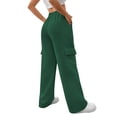 thumbnail image 3 of SWQZVT Womens Cargo Sweatpants Baggy High Waisted Joggers Sweat Pants Athletic Pants with Pockets, 3 of 7