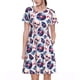 thumbnail image 1 of Disketp record rock music Skull para Vestido de Manga Corta para Mujeres, Vestidos de Verano para Mujeres, Casual y Holgado para la Playa, 1 of 6