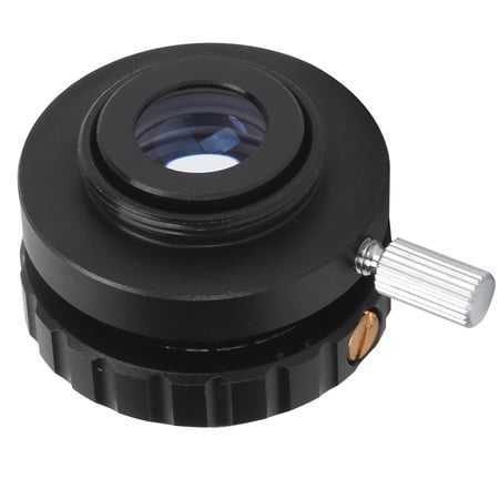 QIILU Microscope Lens Adapter,SZM CTV 1/3 Microscope Camera Adapter C ...