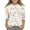 Beige, variant on Girls Shirts Size 7-8 Crewneck Shirts for Girls Three Quarter Length Sleeve Tee Shirts Floral Print Shirts Girls Blouses Size 14-16