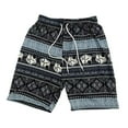 thumbnail image 5 of Mens Womens Beach Shorts Fashion Drawstring Baggy Elephant Printed Short Pants Blue, 5 of 9