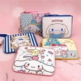 thumbnail image 4 of Multiple Sanrio Kawaii Hello Kitty Cinnamoroll My Melody Kuromi Pu bolsa de dinero informal monedero tarjetero cartera con botones, 4 of 4