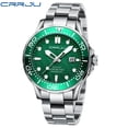 thumbnail image 2 of CRRJU Watch for Men Luxury Japan Movement Quartz Wristwatch Stainless Steel Fashion Date Male Clock Relogio Masculino, 2 of 6