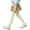 Beige, variant on Girls' Footed Tights Ribbed Knit Stretch Pull-On Full Length Sweet Bow Detail Dance Ballet School Playground Everyday Wear
