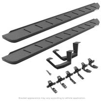 Go Rhino 6349274810T RB10 Running Boards with Mounting Brackets, 1 Pair Drop Steps Kit For Jeep 18-24 Wrangler Fits select: 2018-2019,2021 JEEP WRANGLER UNLIMITED