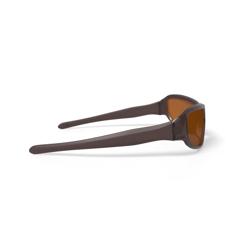DNA Polarized Rx'able Sunglasses, Unisex, A3012, Brown, 64-18-134