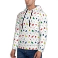 thumbnail image 3 of Balery Happy Graduation Pattern Mens Hoodie Kangaroo Pocket Hoodie Pullover Hooded Sweatshirt Ideal for Daily Wear Travel and Home-Medium, 3 of 7