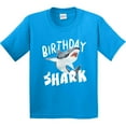thumbnail image 3 of Inktastic Birthday Shark Youth T-Shirt, 3 of 5