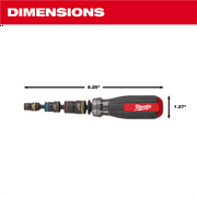 Milwaukee Multi-Nut Driver w/ SHOCKWAVE Impact Duty (Flip) Magnetic Nut Drivers - 48-22-2921