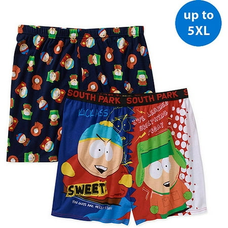 South Park - Big Men's Lic Boxers 2 Pac