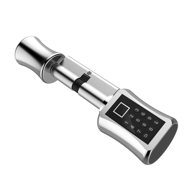Cilindro de bloqueo inteligente Cerradura de puerta con teclado electrónico 3 formas de desbloqueo MABOTO Cilindro de bloqueo
