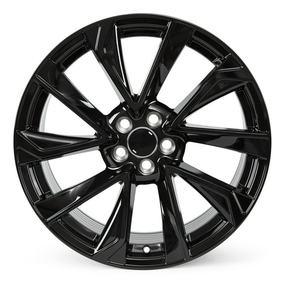 New 18 x 8 Inch Rims for Toyota  Corolla 2019 - 2022, 18" Black Alloy Replacement Wheels Rims