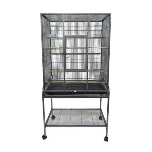 1/2" Bar Spacing Aviary Cage 30L"x19W"x61H" With Stand in H. Green