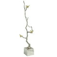 thumbnail image 3 of A&B Home Silver Branch with Gold Bird Aluminum Statue 10.2" x 9.8" x 37", 3 of 9