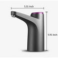 thumbnail image 5 of Neighborly Nook Water Dispenser, Portable Water Bottle Pump for Universal 3, 4 and 5 Gallon with USB Electric Charging and Automatic Off Switch (Black), 5 of 8
