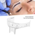thumbnail image 5 of Règle à Sourcils, Autocollant Adhésif pour Sourcils, Design en Forme de Sourcils Microblading (Règle Dos Nasal B), 5 of 5