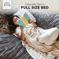 thumbnail image 5 of CordaRoy's Faux Fur Convertible Bean Bag Chair, Full Classic, Gray, 5 of 13