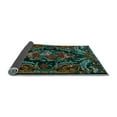 thumbnail image 2 of Ahgly Company Indoor Rectangle Medallion Light Blue French Area Rugs, 2' x 3', 2 of 4